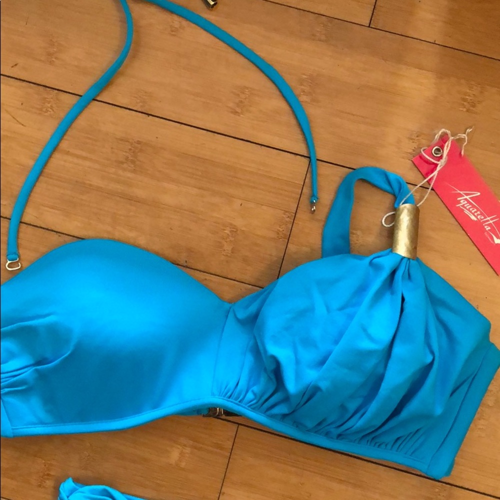 Aquarella bikini in bright blue - Picture 3 of 4